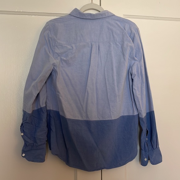 J Crew Denim Wash Boy Button Down Top - Picture 4 of 4